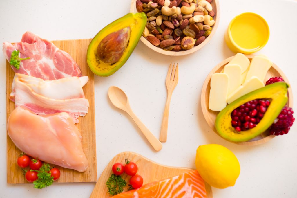 Fasting and keto diet concept