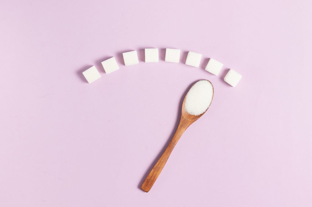 Blood sugar scale concept