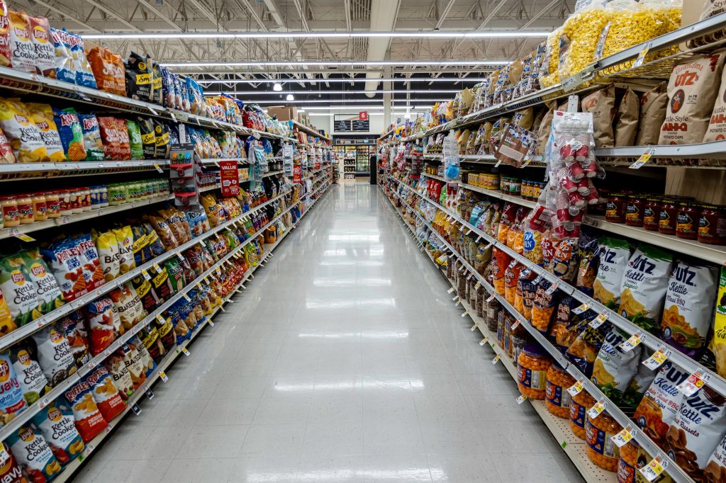 Junk food aisle