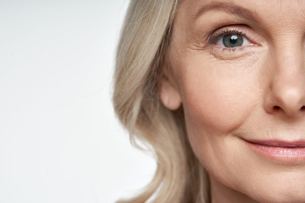 Close-up of a woman’s face