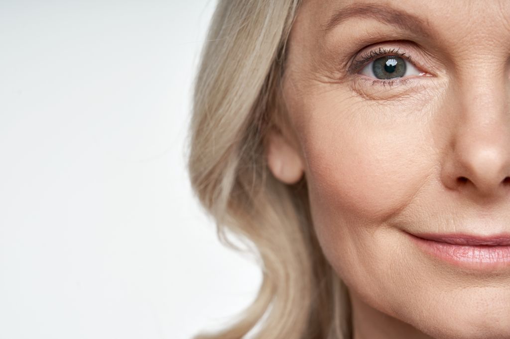 Close-up of a woman’s face