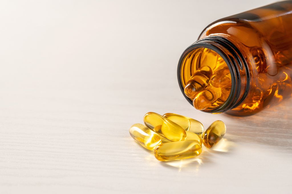 Vitamin E capsules