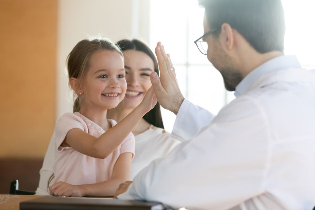 Doctor with child