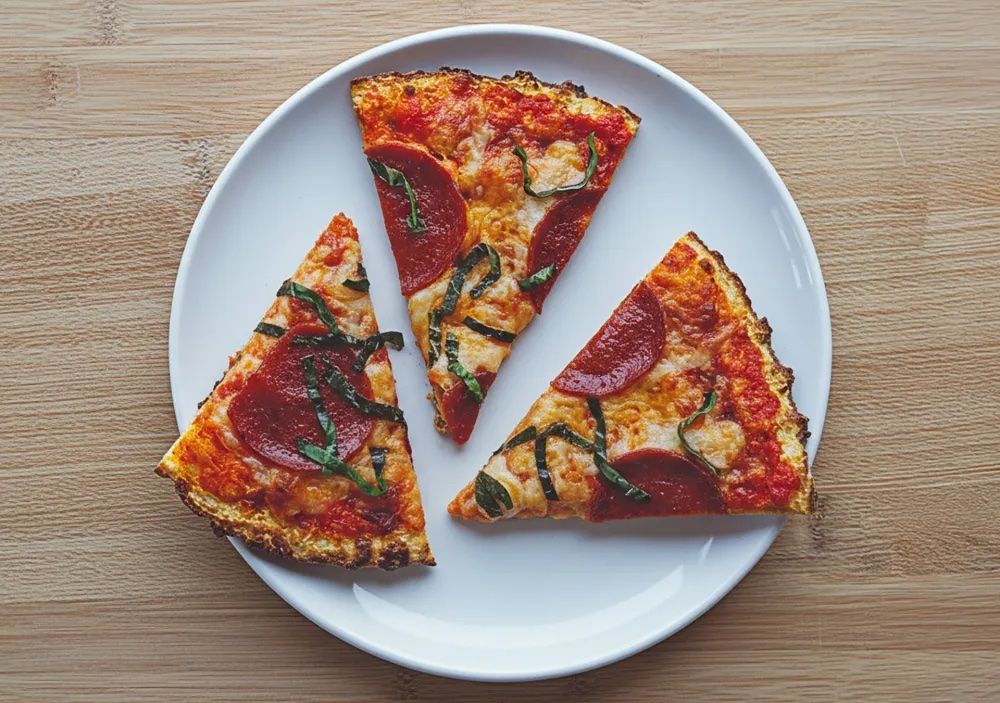 Cauliflower crust pizza 