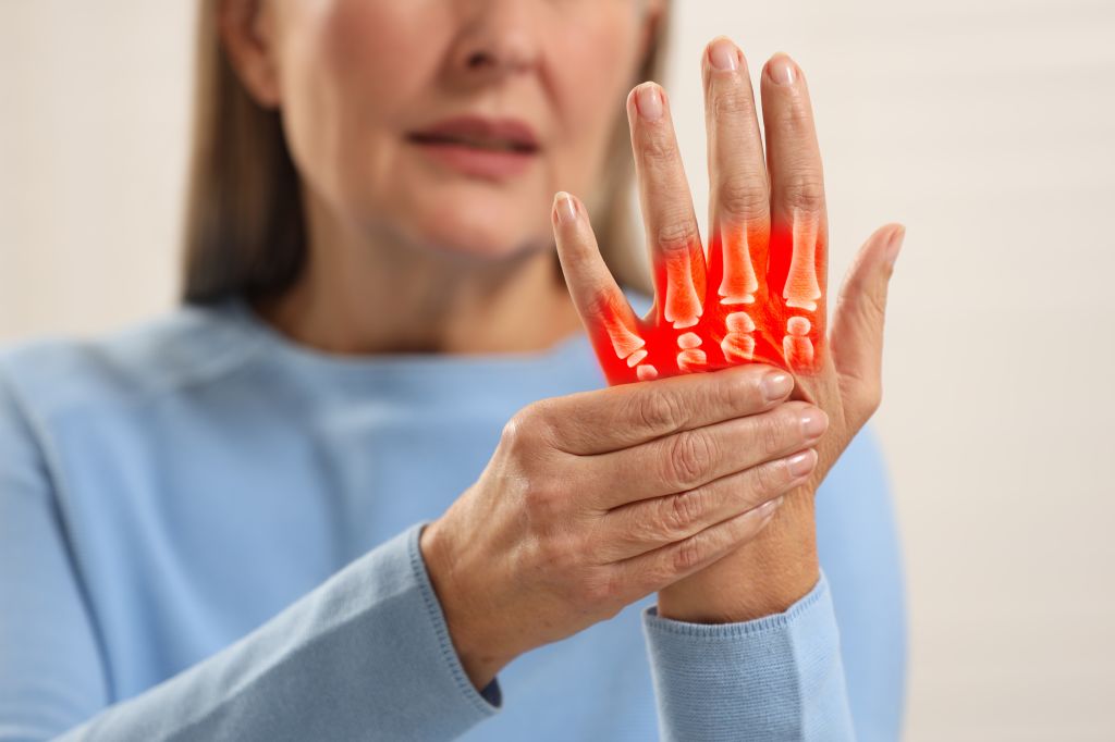 woman suffering from inflammation