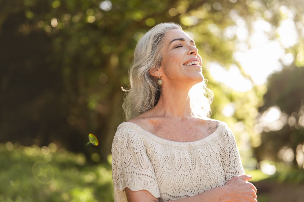 Joyful woman
